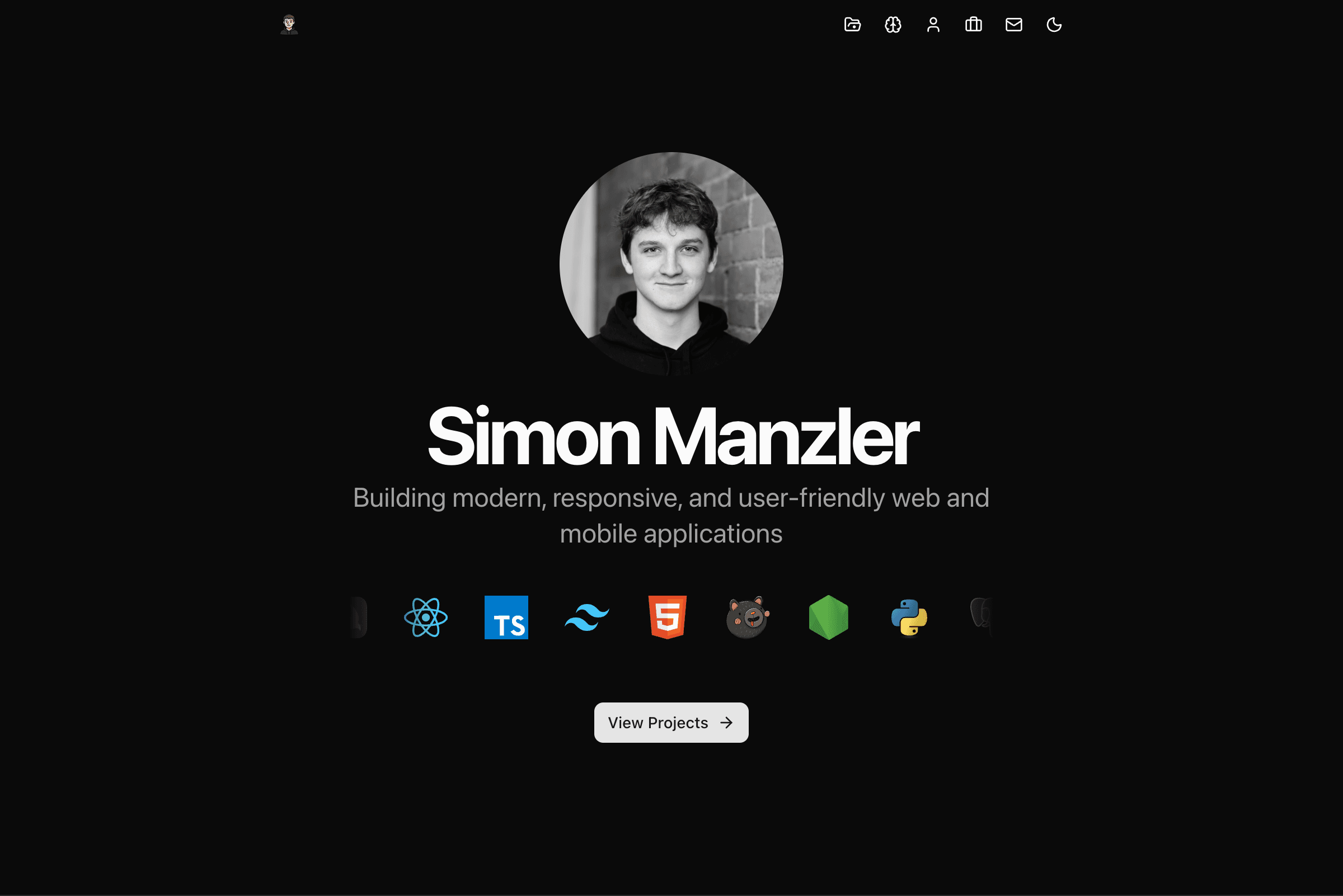 Portfolio Homepage